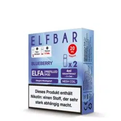 Elfbar Pods für Elfa Blueberry Verpackungsbild