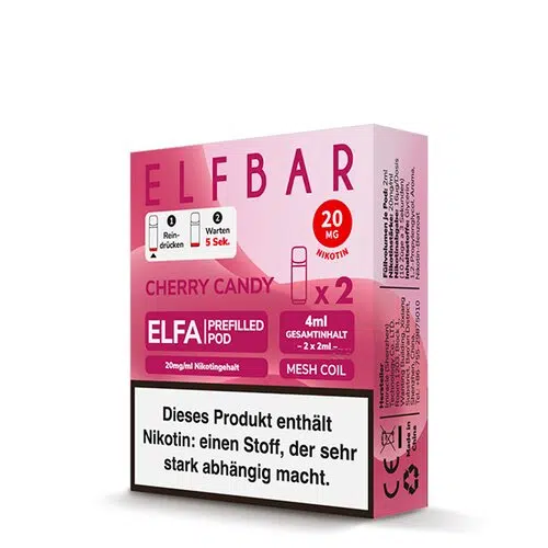Elfbar Pods für Elfa Cherry Candy Verpackungsbild
