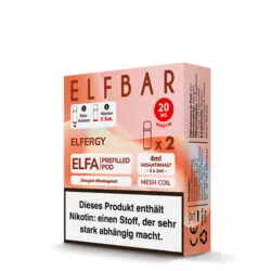 Elfbar Pods für Elfa Elfergy (Energy) Verpackungsbild
