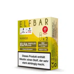 Elfbar Pods für Elfa Mango Verpackungsbild