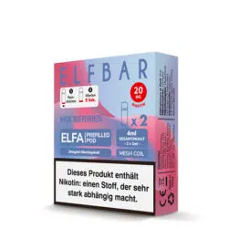 Elfbar Pods für Elfa Mixed Berries Verpackungsbild
