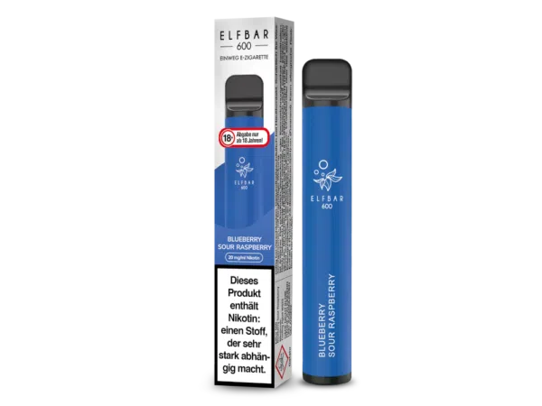 ELF BAR 600 BLUEBERRY SOUR RASPBERRY Einweg E-Zigarette