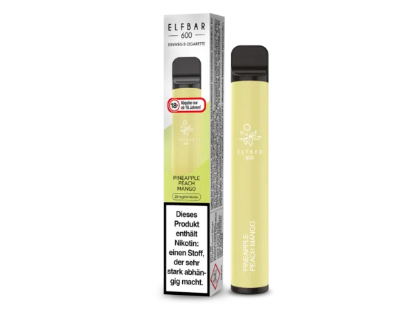 ELF BAR 600 PINEAPPLE PEACH MANGO Einweg E-Zigarette