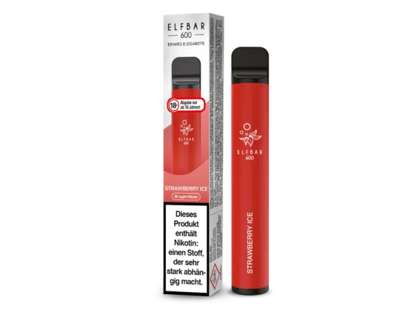 ELF BAR 600 STRAWBERRY ICE Einweg E-Zigarette
