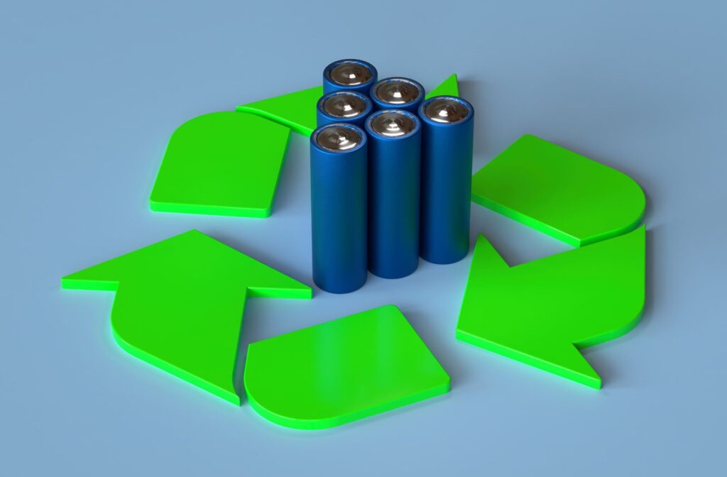 Batterien Recycling. Elfbar entsorgen