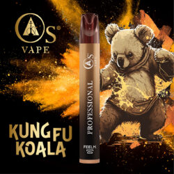 Os Vape Kung fu Koala Produkt Grafik