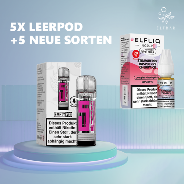 Leer Pod Bundle neue Elfliq sorten