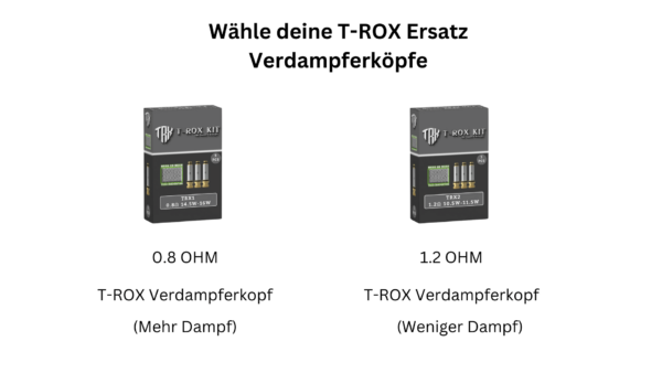 Verdampferkoepfe T-Rox