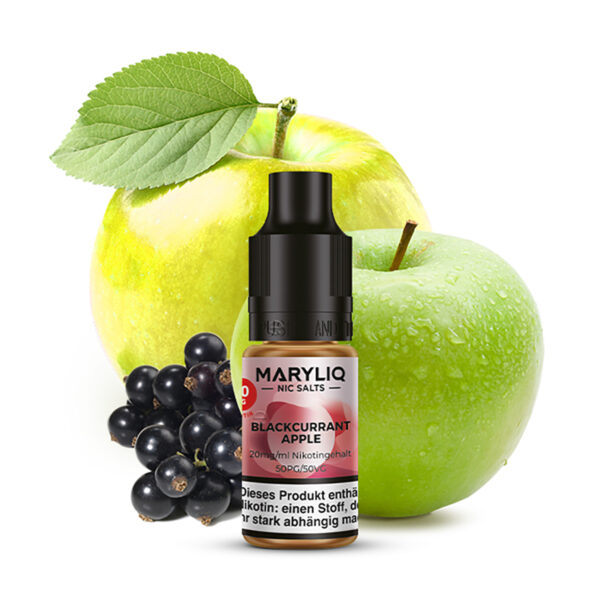 Maryliq apple Nikotinsalz eliquid blackcurrant apple