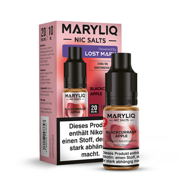 Maryliq apple Nikotinsalz eliquid Blackcurrant