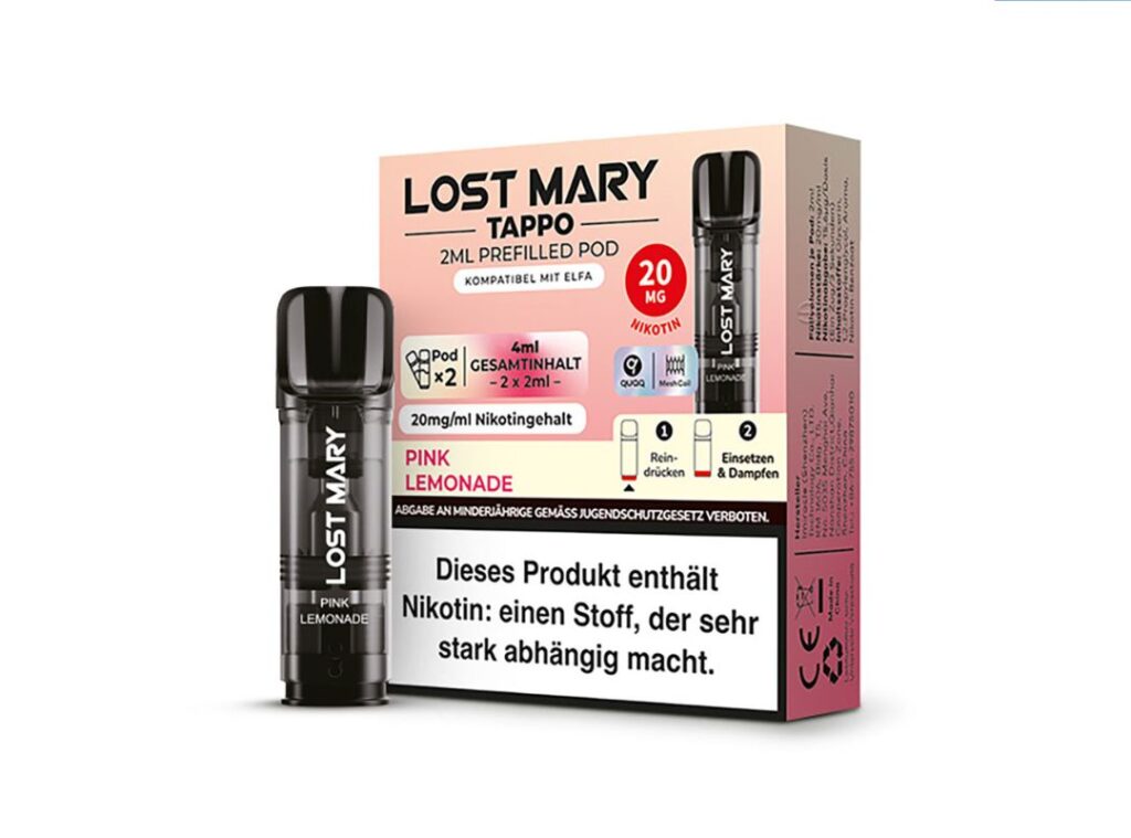 Lost Mary Tappo mit Pink Lemonade Geschmack