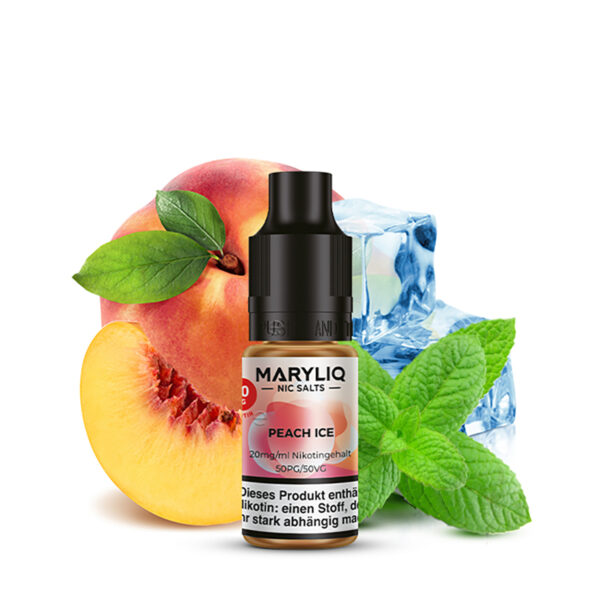 Maryliq apple Nikotinsalz eliquid peach ice