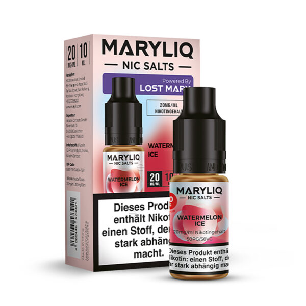 Maryliq apple Nikotinsalz eliquid watermelon ice verpackung